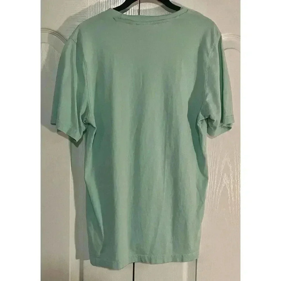 Adidas Originals Linear Logo Trefoil T-Shirt Men’s Medium Mint - Picture 2 of 6